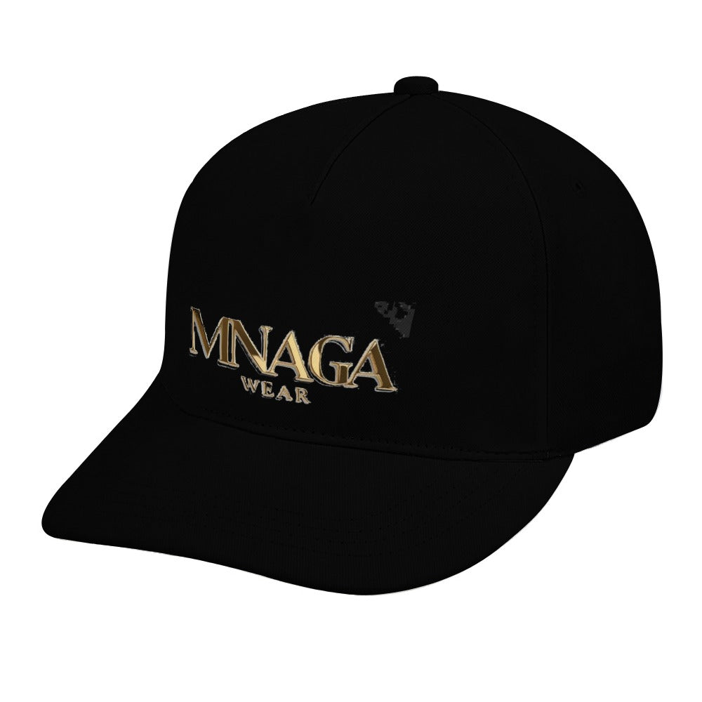 MNAGA Wear Black and Gold Baseball Cap