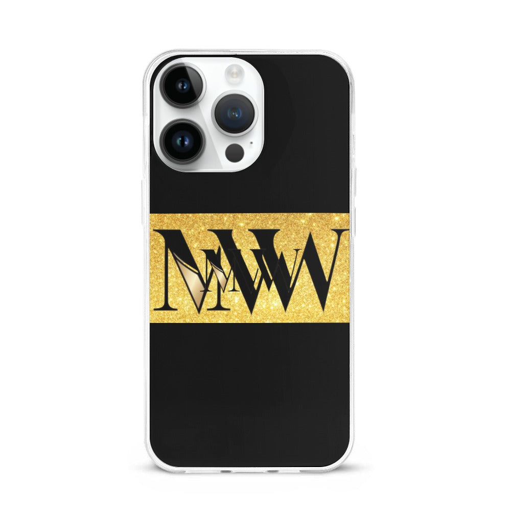 MW Black and Gold Case for iPhone 15 Series