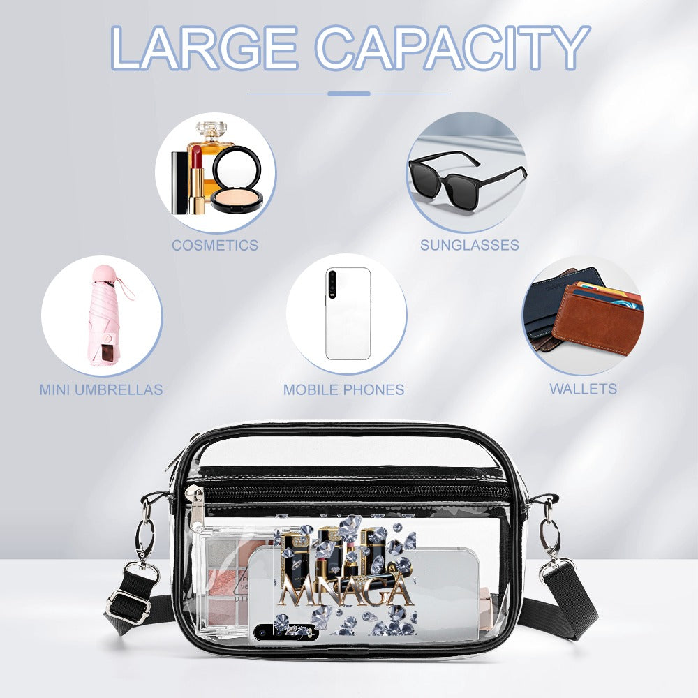 New Transparent MNAGA satchel Small
