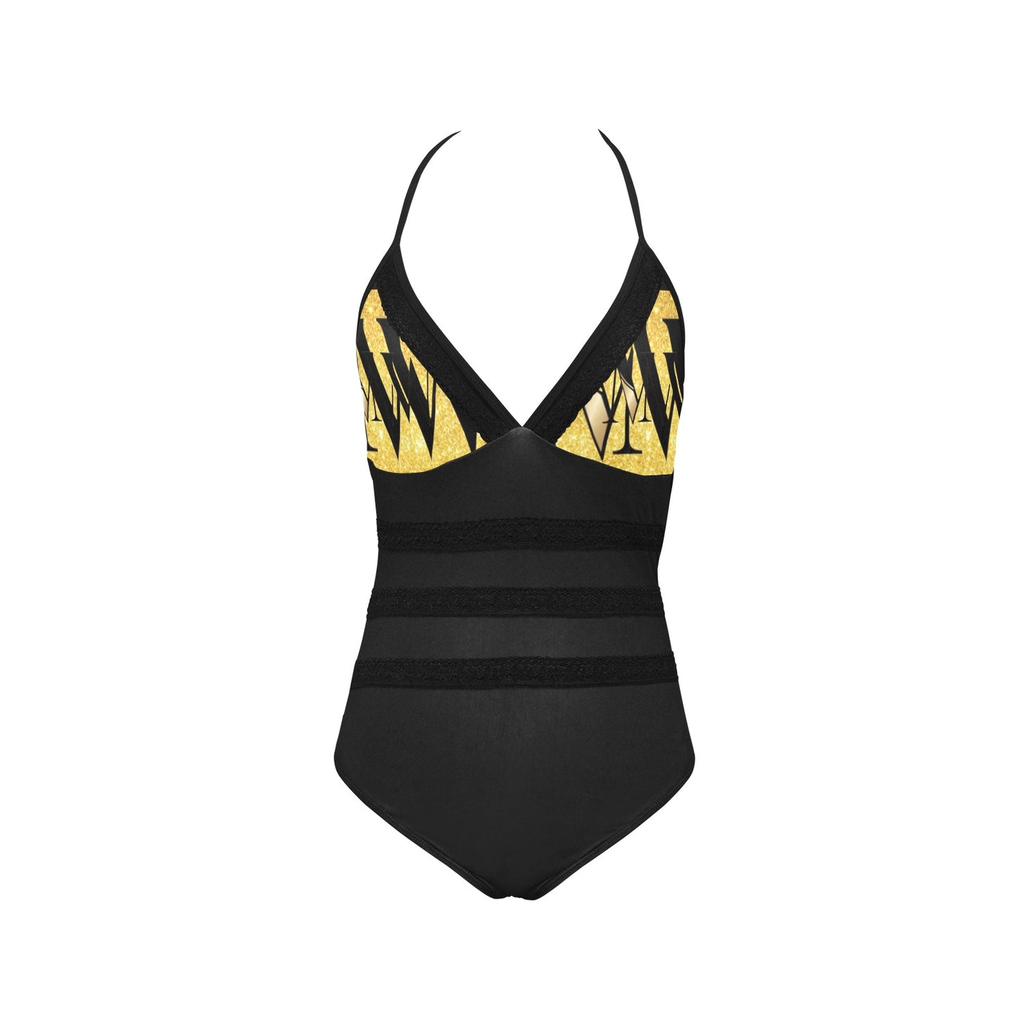 MW Lace Band Embossing Swimsuit (S15)
