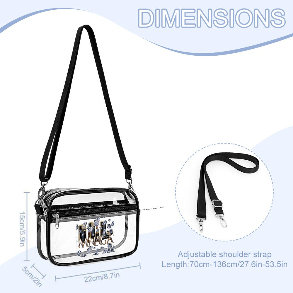 New Transparent MNAGA satchel Small