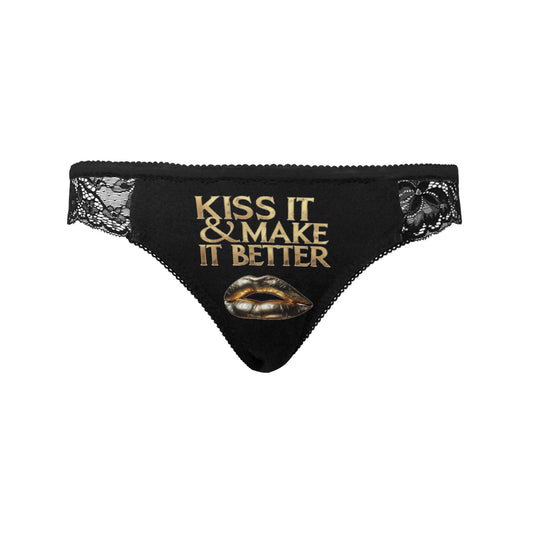 Black Kiss Women's Lace Underwear(ModelL41)