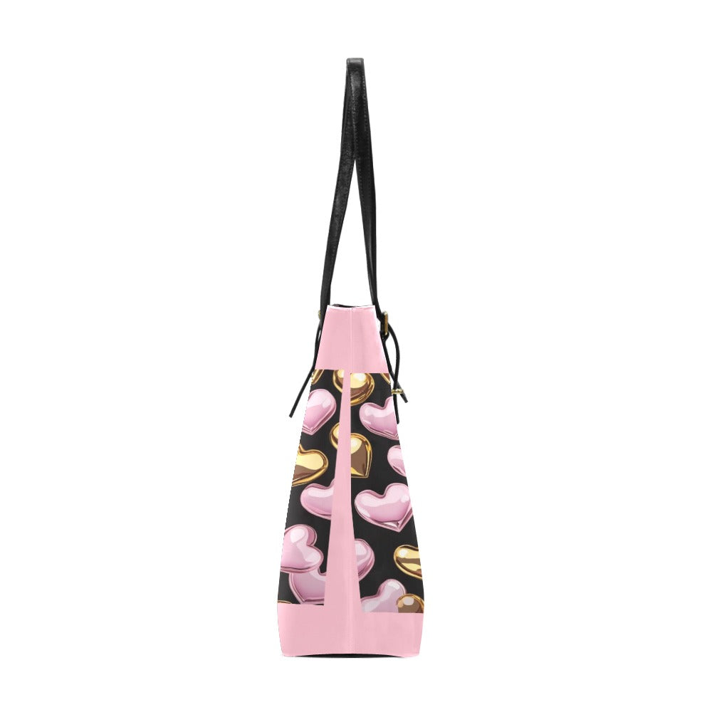 MNAGA Hearts Pink Tote Bag