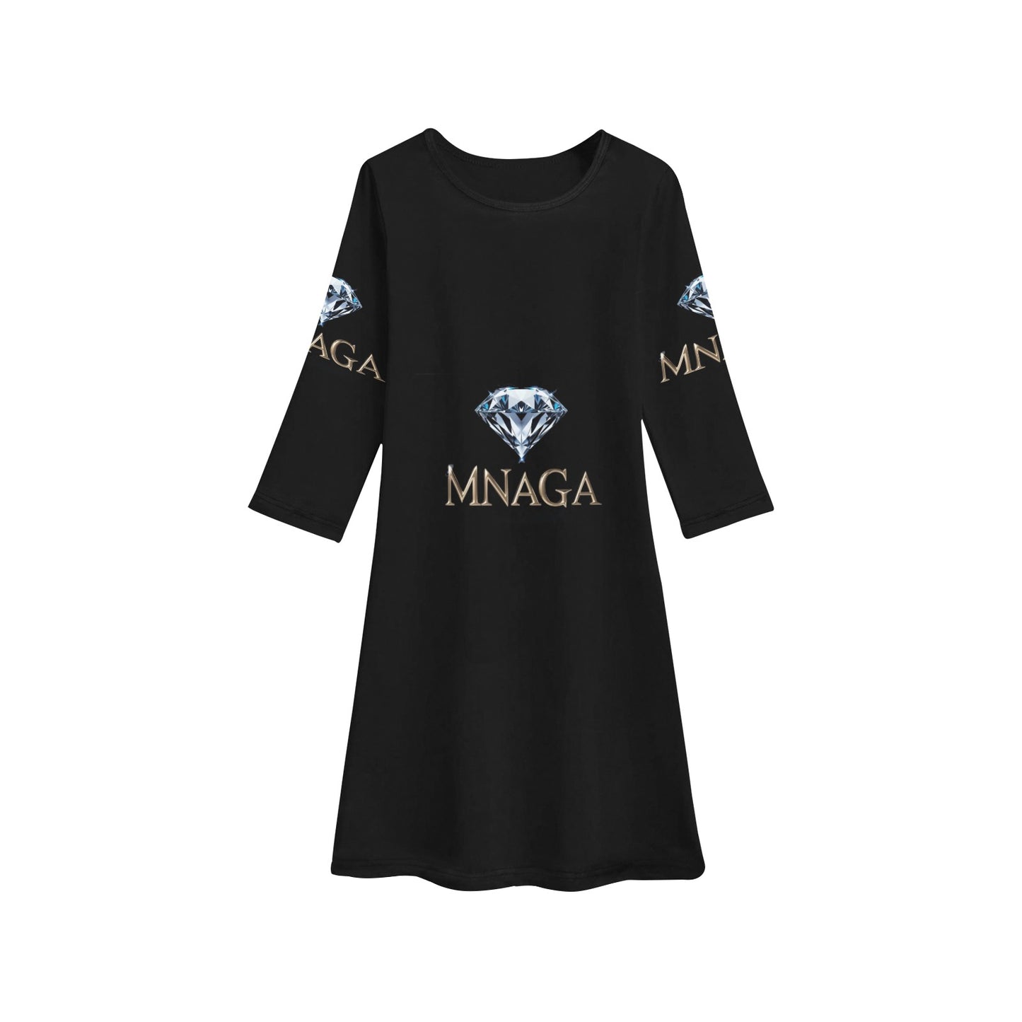 Girls' Long Sleeve Dress (D59)