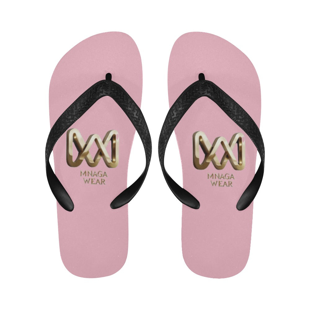 Pink MNAGA Wear Flip Flops