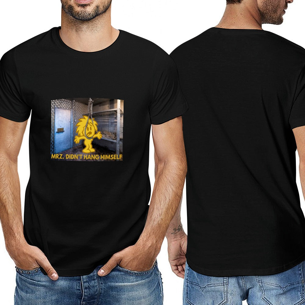 MZZFITZ Didn't Hang Himself Men's Short Sleeve T-shirt
