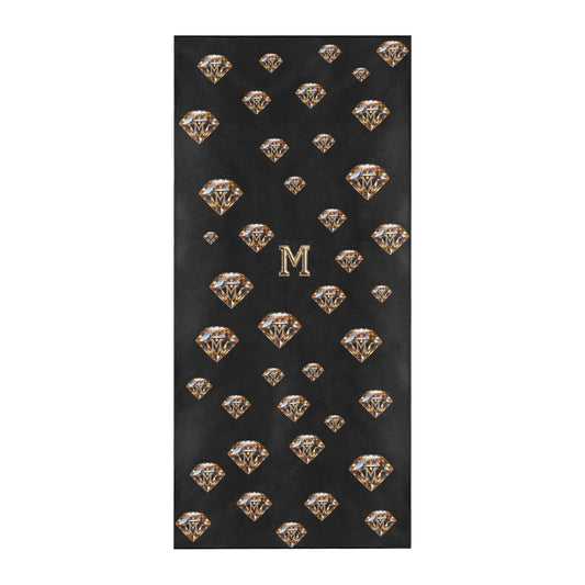 MNAGA Diamond Beach Towel Suede  31.5"x 71"