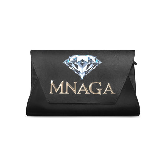 MNAGA Black Clutch Bag (Model 1630)