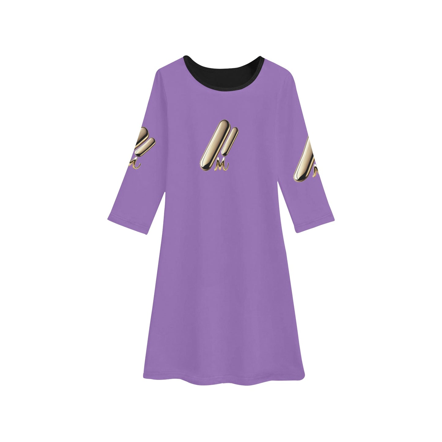 Girls' Long Sleeve MNAGA Dress (D59)
