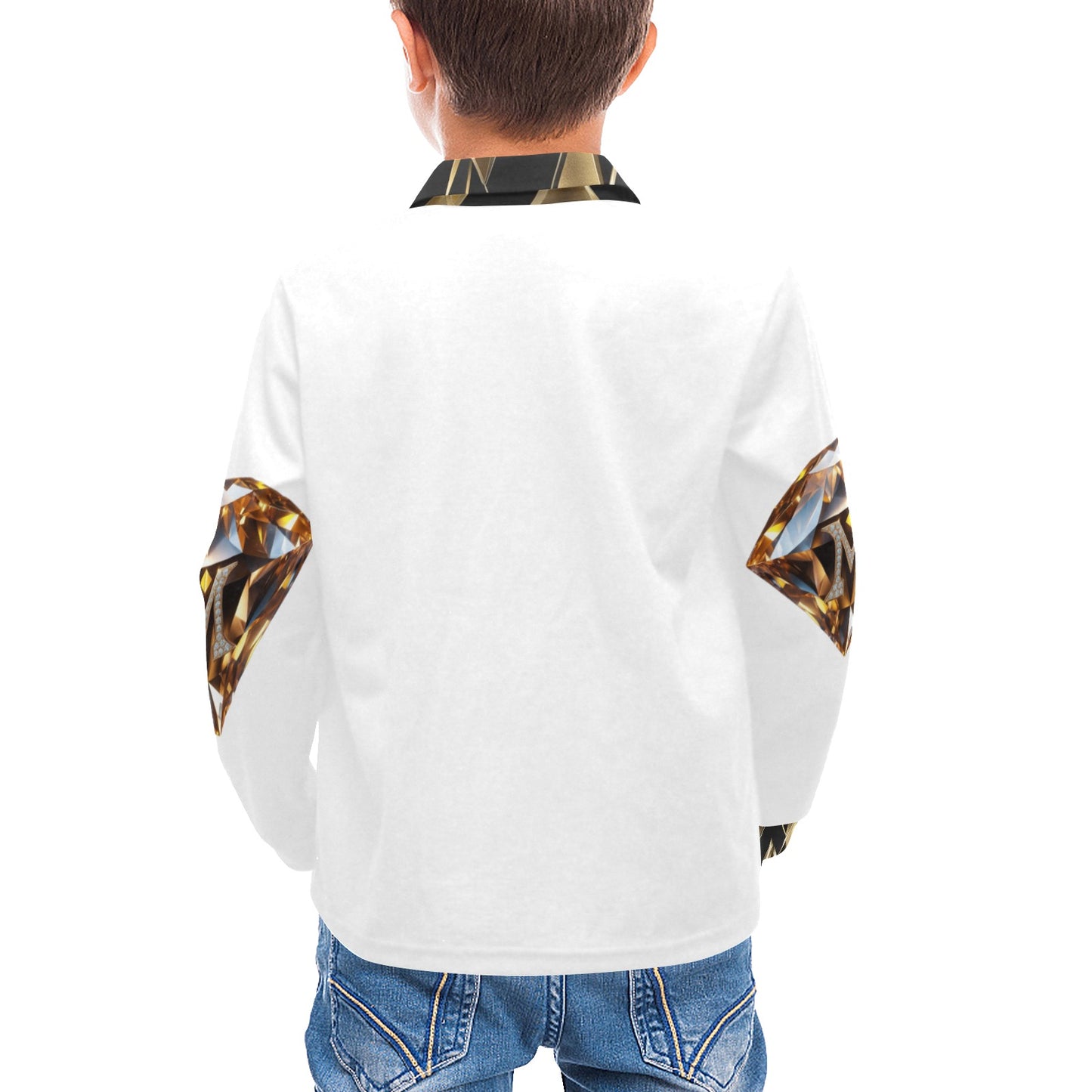 Little Boys' Long Sleeve Polo Shirt T73