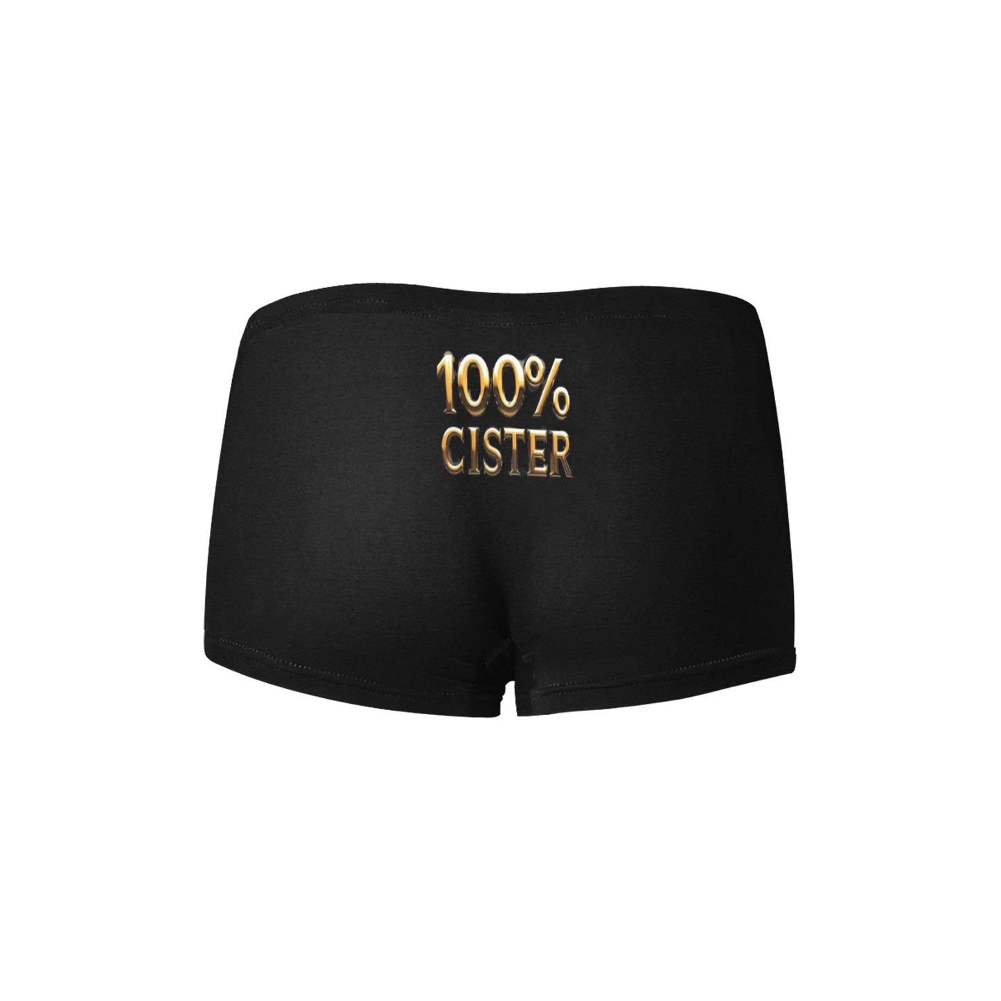 MNAGA Wear 100% Cister Women's Boyshort Panties (Model L31)