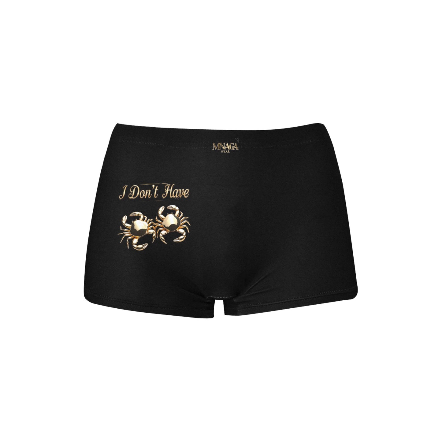 MNAGA Wear Crabs Women's Boyshort Panties (Model L31)