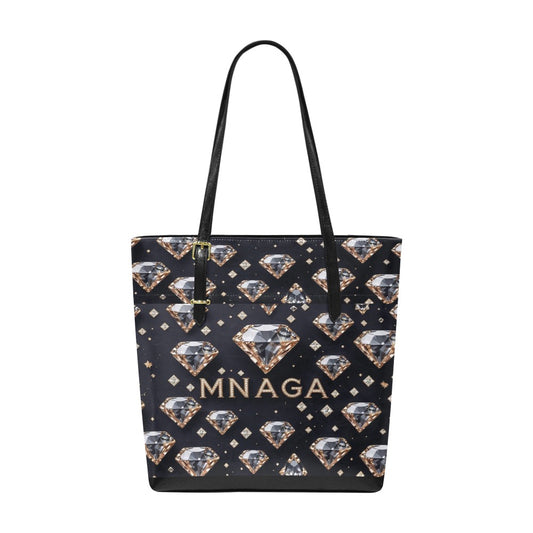 MNAGA Gold Diamonds Tote Bag