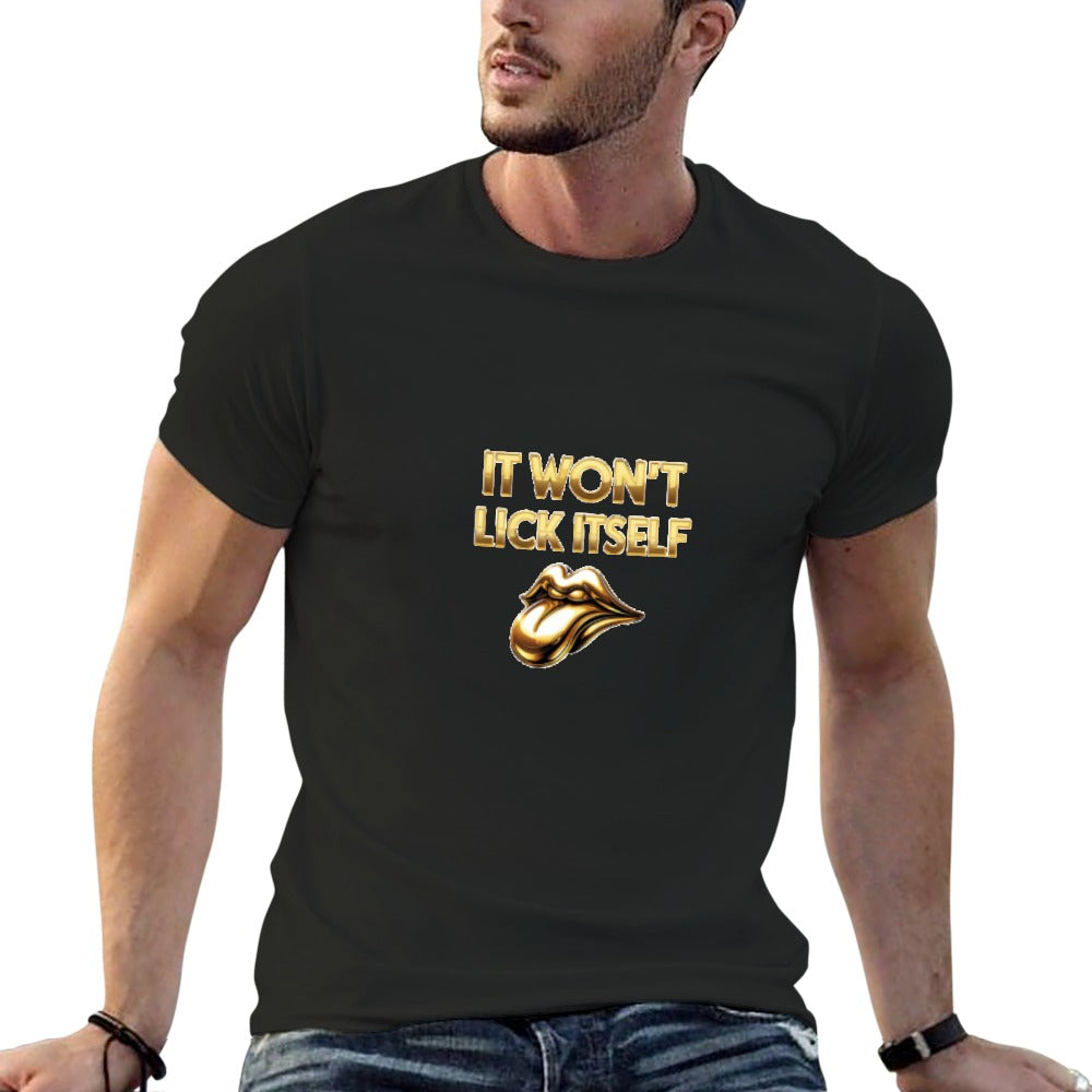 MNAGA It Won't Lick Itself Men's Short Sleeve T-shirt