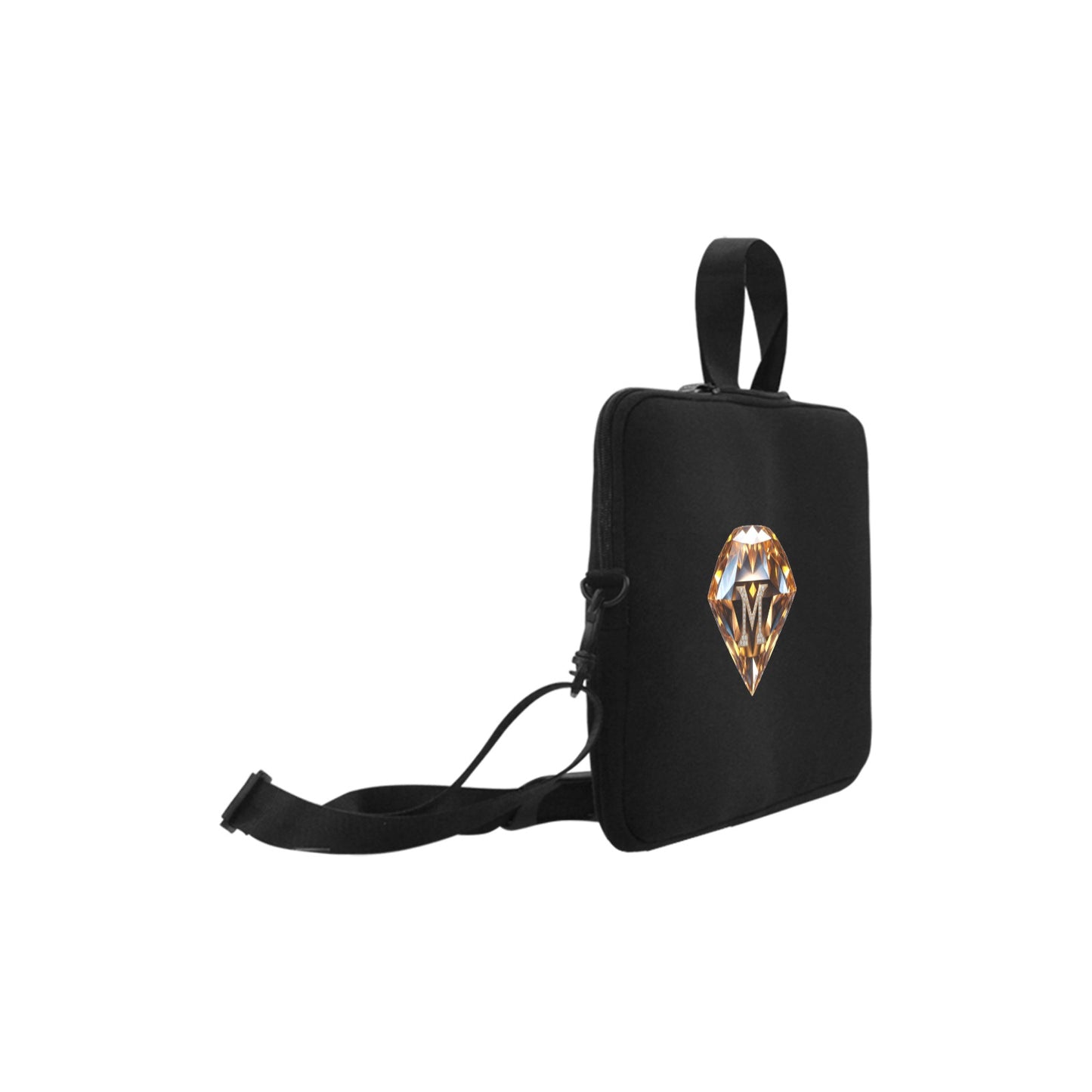 Black Mnaga Diamond Classic Sleeve for 10" Laptop