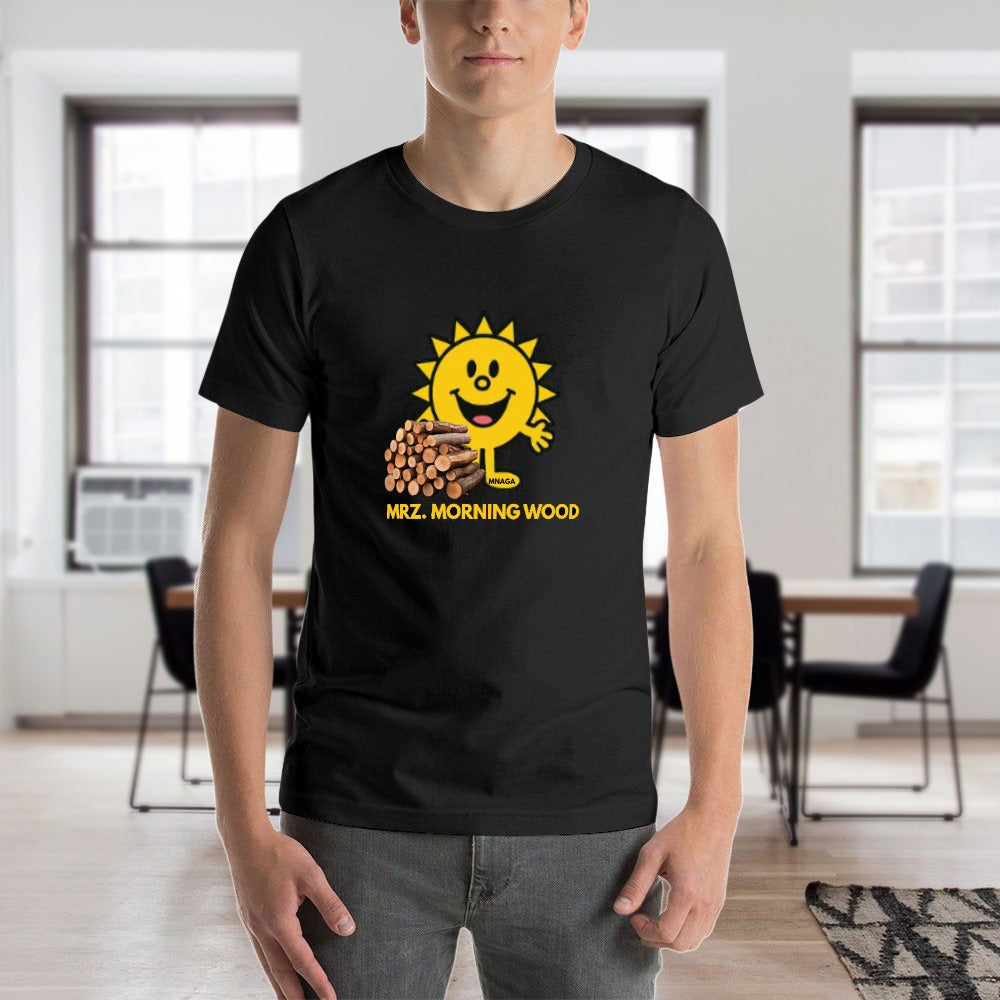 MZZFITZ Morning Wood Men's Short Sleeve T-shirt
