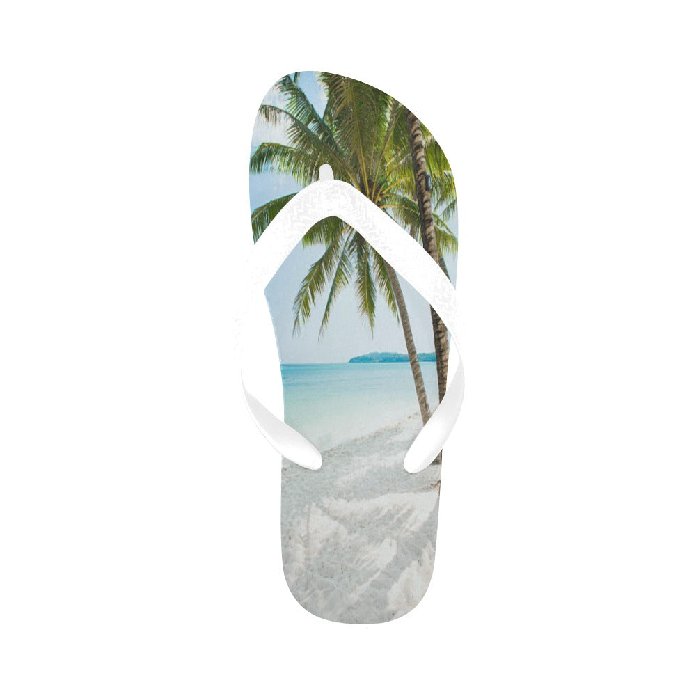 Palm Tree Flip Flops (For both Men and Women)