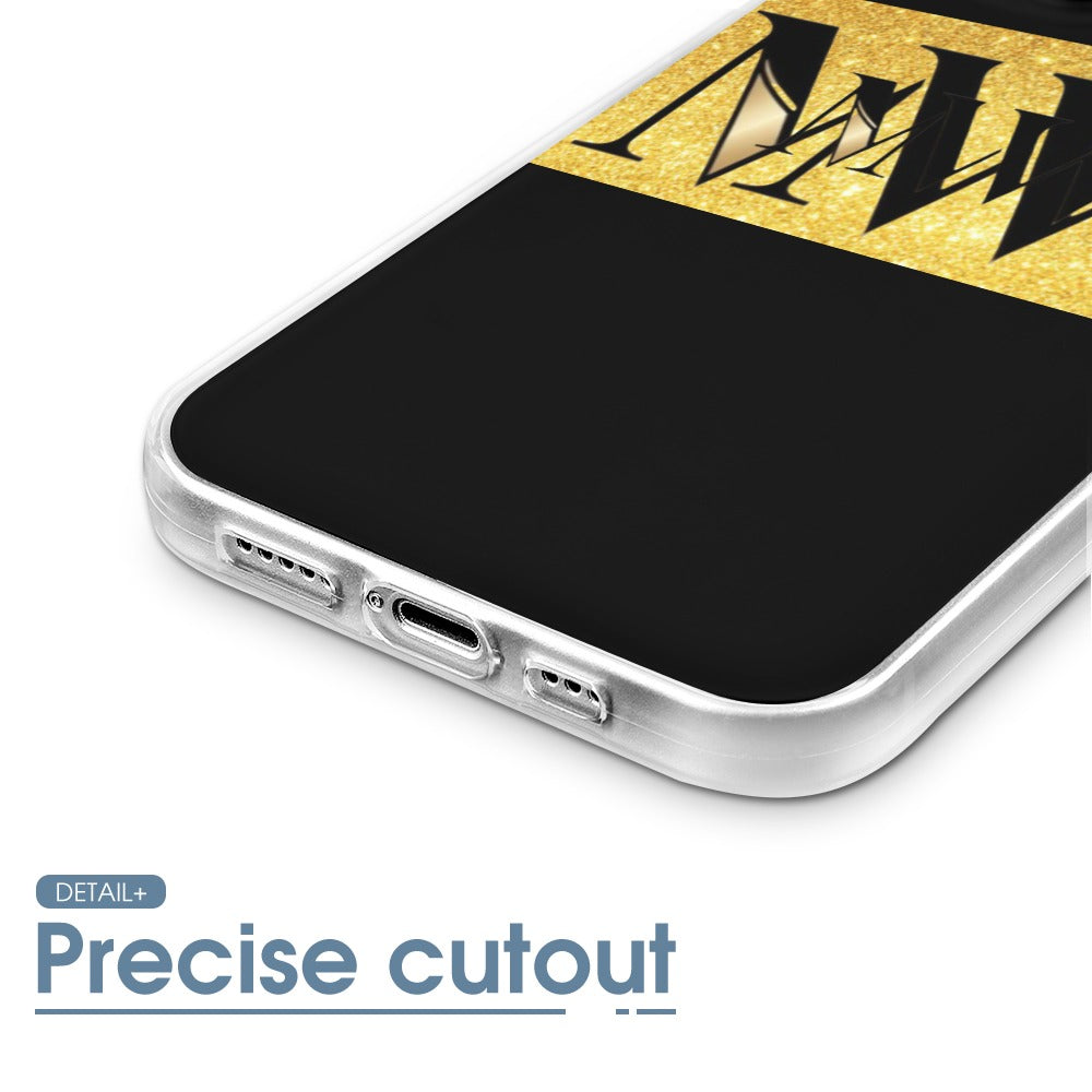 MW Black and Gold Case for iPhone 15 Series
