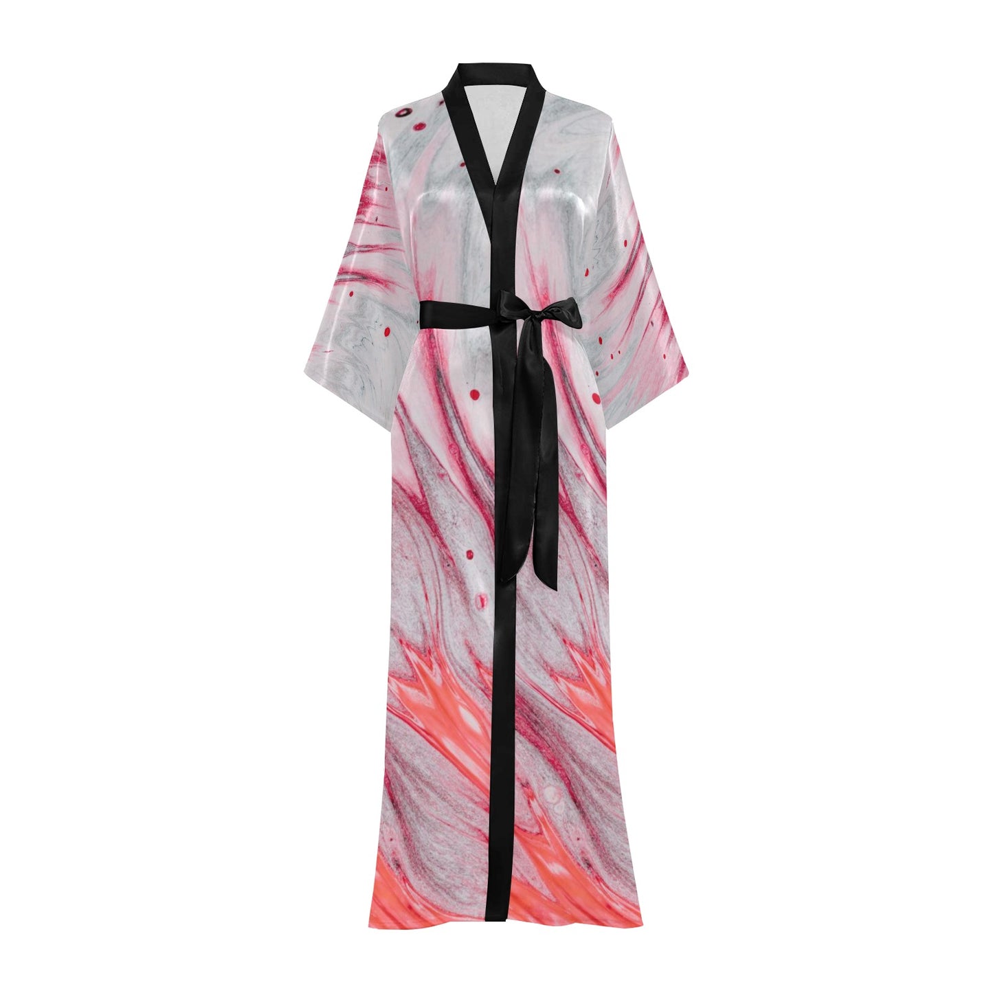 Splash Long Kimono Robe