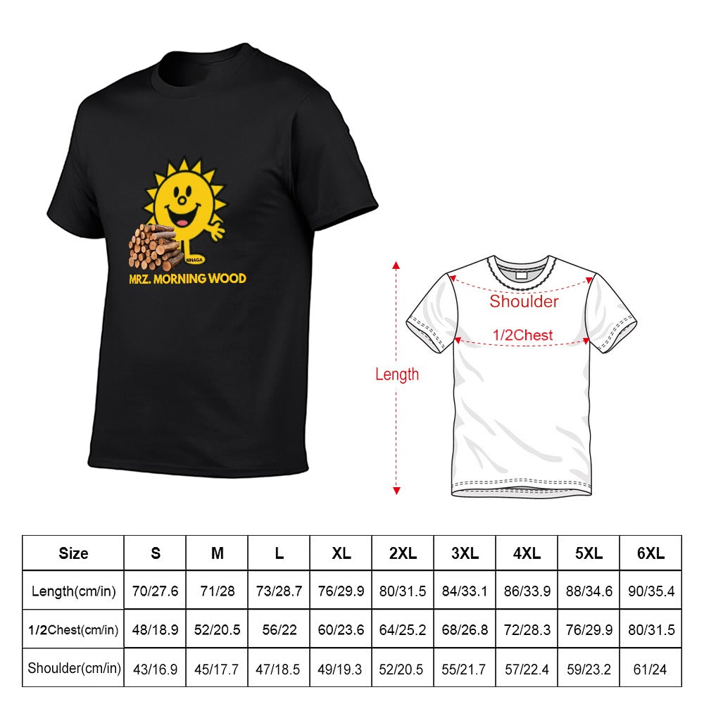 MZZFITZ Morning Wood Men's Short Sleeve T-shirt